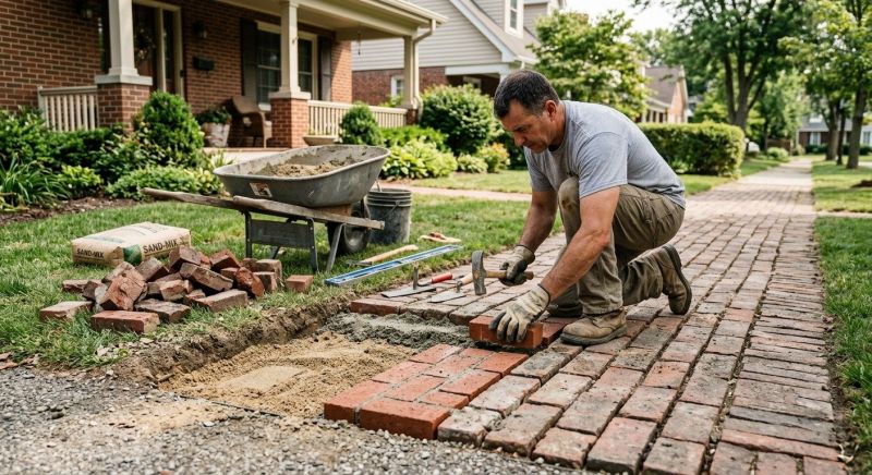 Brick Flatwork Repair in Basking Ridge, NJ