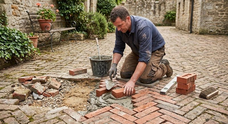 Brick Flatwork Repair in Basking Ridge, NJ