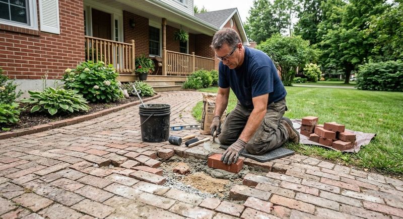 Brick Flatwork Repair in Madison, NJ