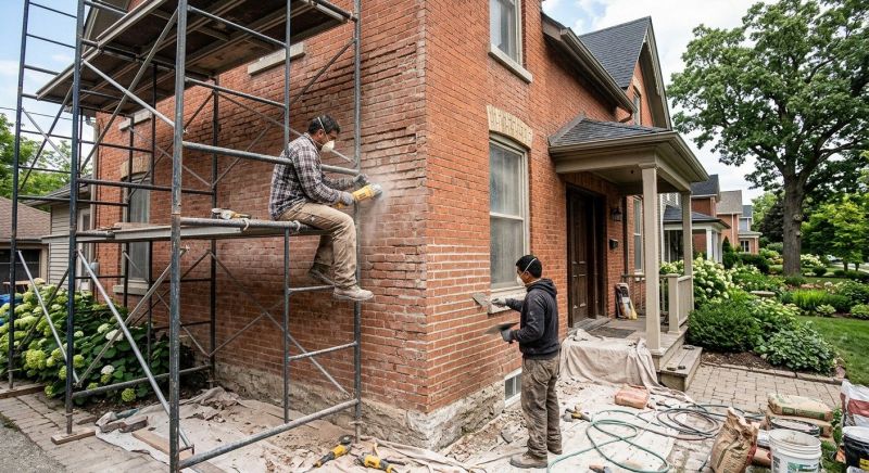 Brick Restoration in Long Island City, NY