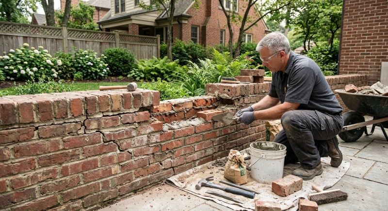 Brick Wall Repair in Clark, NJ