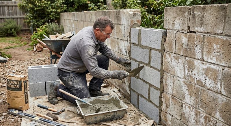 Cement Block Repair in Union County, NJ