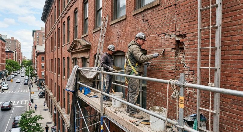 Commercial Masonry Repair in Hudson County, NJ