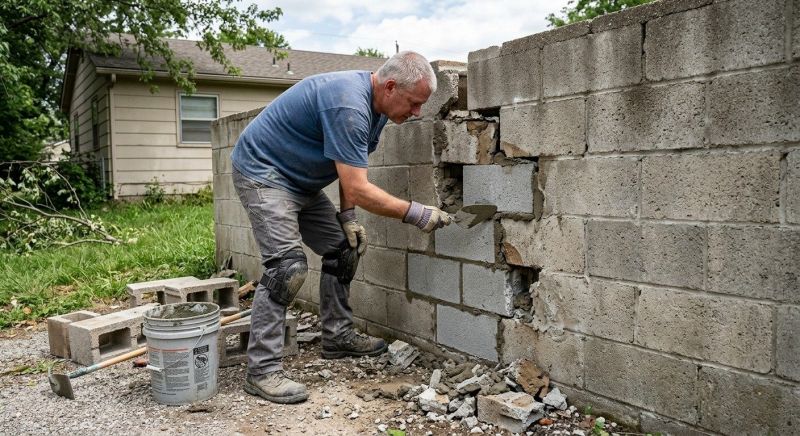 Concrete Block Repair in Cranford, NJ