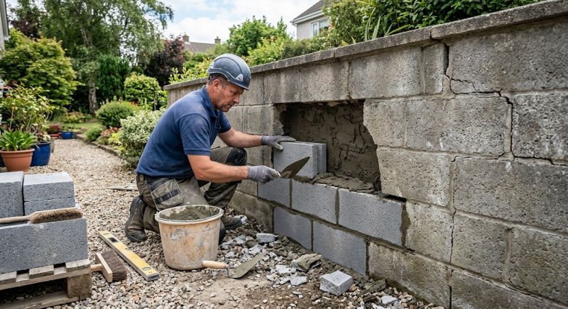 Concrete Block Repair in Westfield, NJ