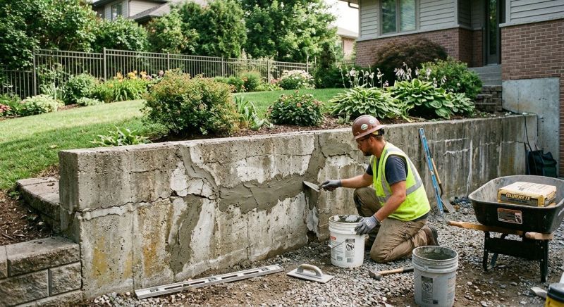 Retaining Wall Repair in Basking Ridge, NJ