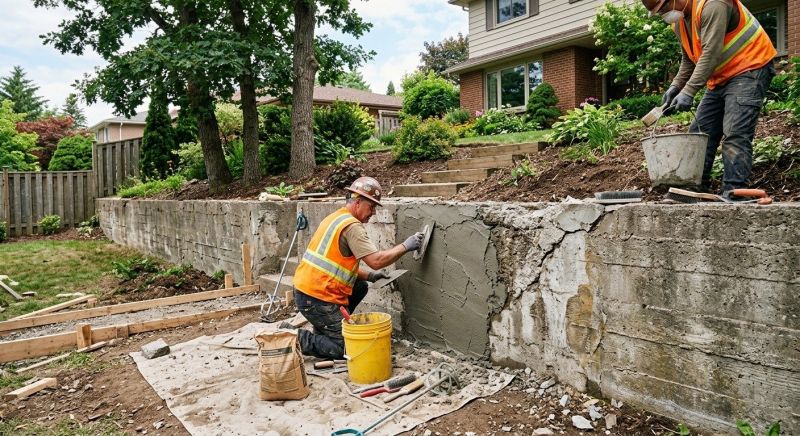 Retaining Wall Repair in Hillsdale, NJ