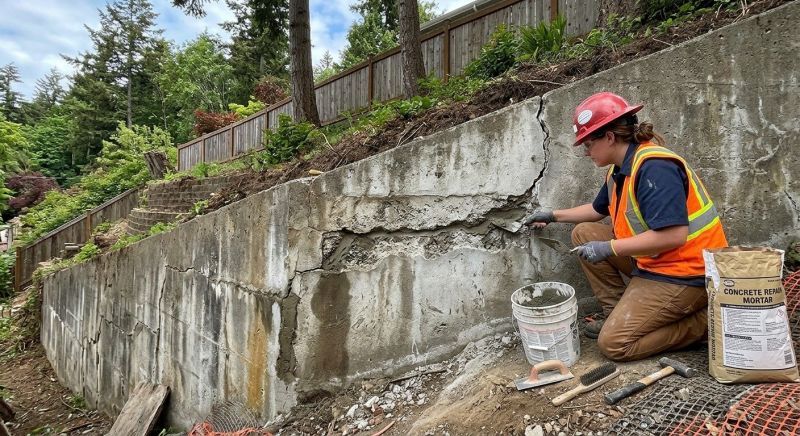 Retaining Wall Repair in Hillside, NJ