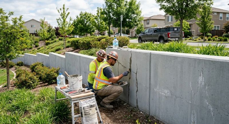 Retaining Wall Repair in Holmdel, NJ