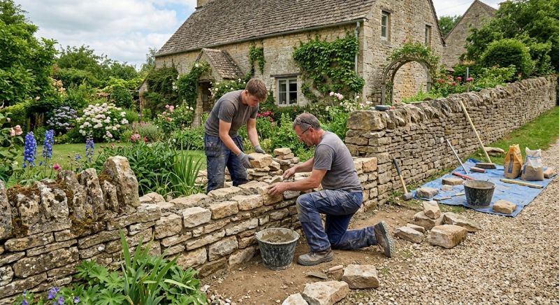 Stone Wall Repair in Cranford, NJ